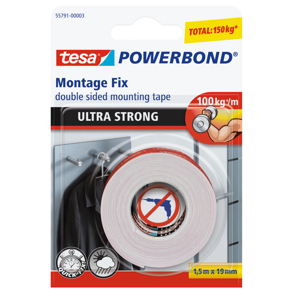 Tesa® Cinta Doble Faz Ultra Fuerte