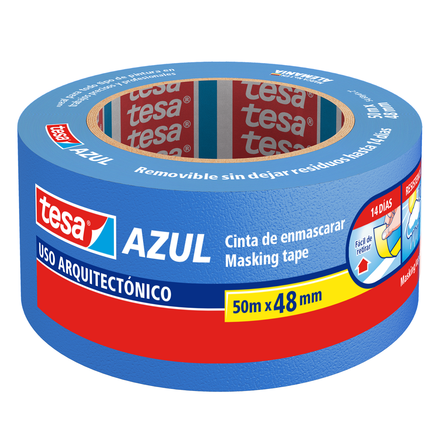 Tesa® Cinta de Enmascarar Azul profesional uso exterior 48mm. x 50mts.
