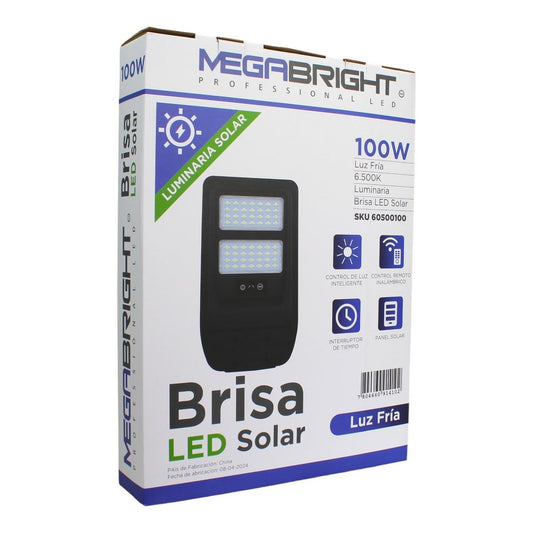 MEGABRIGHT® Luminaria Brisa Solar 100w