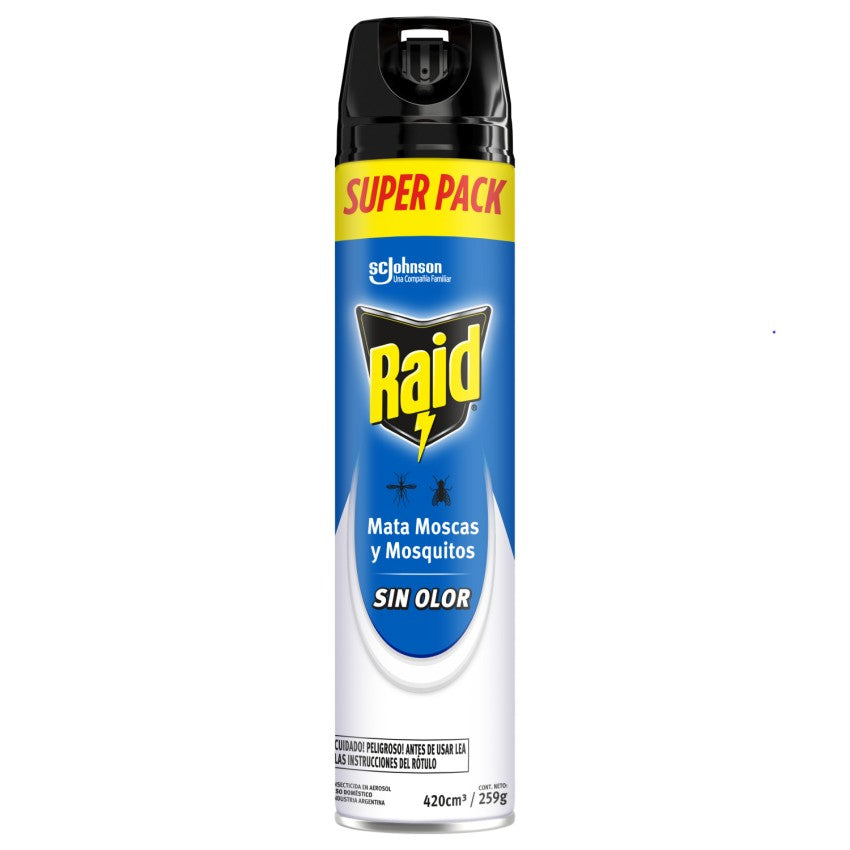 RAID® MOSCAS Y MOSQUITOS SIN OLOR 420CC