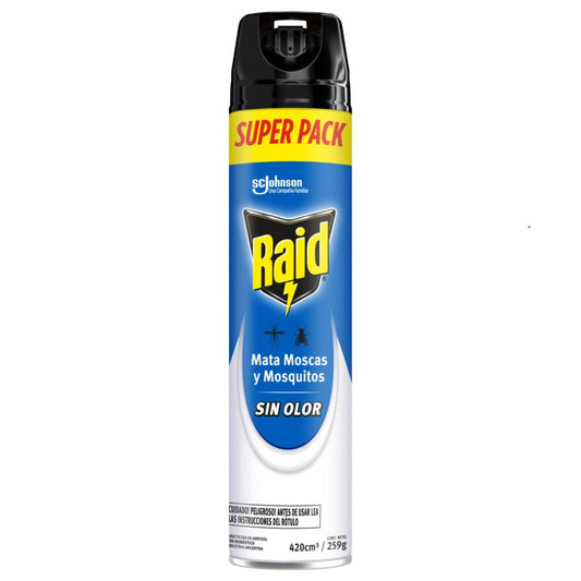 RAID® MOSCAS Y MOSQUITOS SIN OLOR 420CC