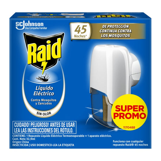 RAID® LIQUIDO ELECTRICO APARATO PROMO 6/CL