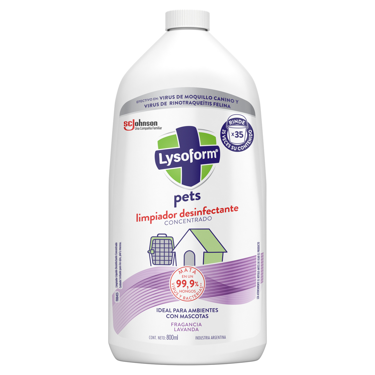 LYSOFORM PETS® Limpiador Concentrado 800ml