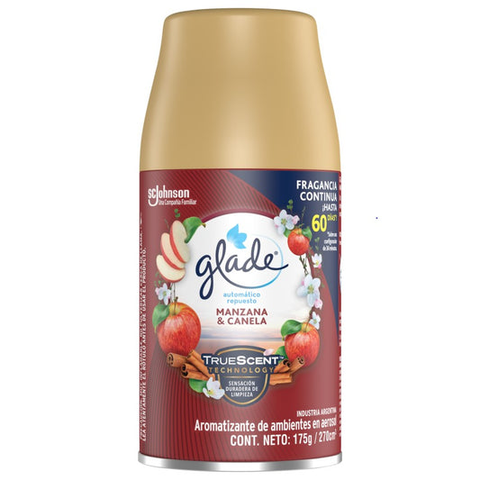 GLADE® AUTOMATICO REPUESTO MANZANA Y CANELA  270ML