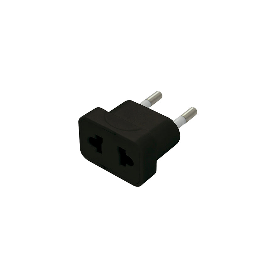 LEXO®ADAPTADOR AMERICANO 10A 250V, 2P NEGRO