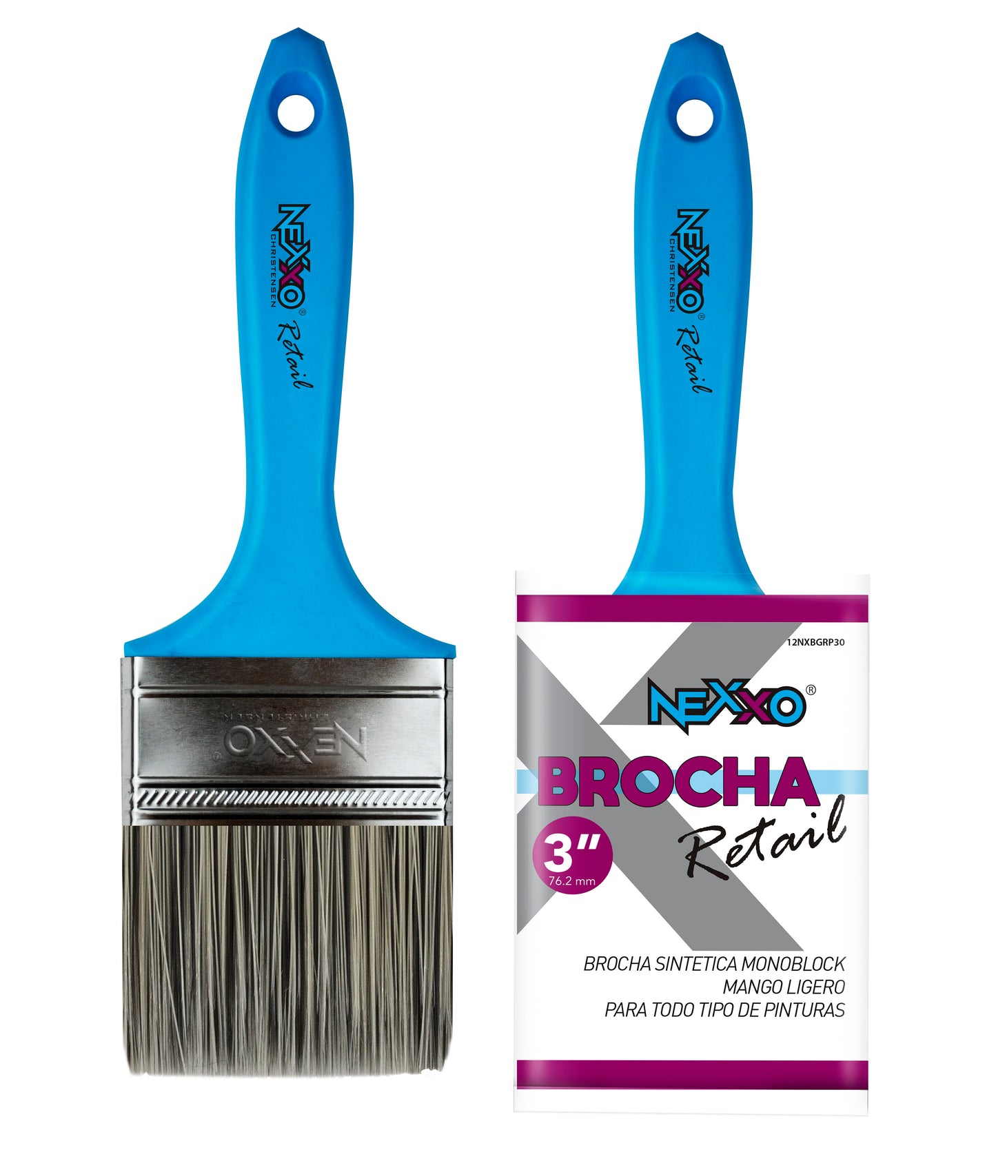 Nexxo® Brocha Monoblock 3"