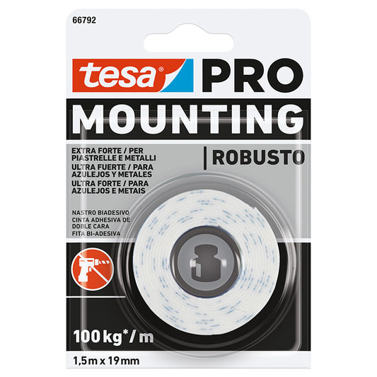 Tesa® Cinta Doble Faz Pro Mounting USO INTERIOR ULTRA FUERTE