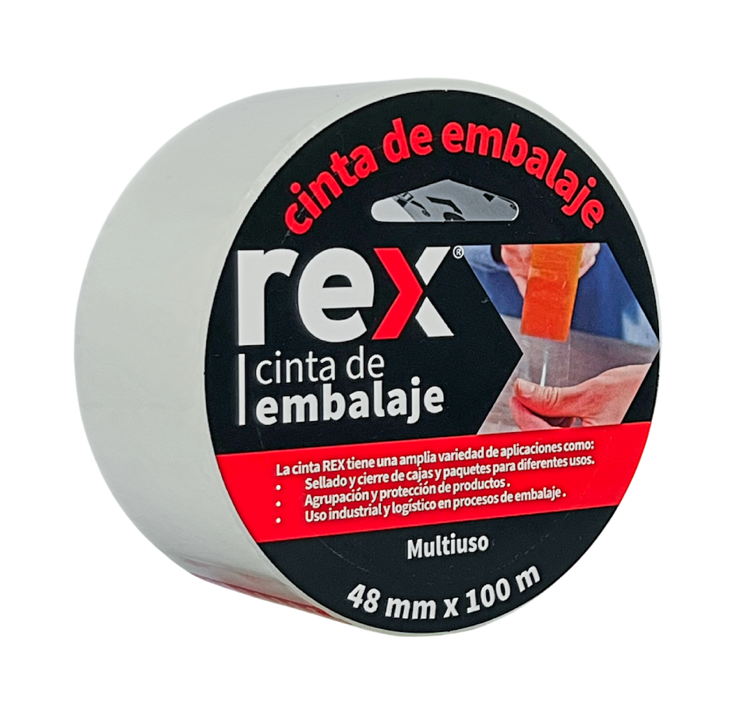 REX® Cinta Embalaje Transparente 48mm X 100mts