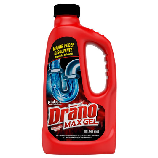 DRANO® MAX GEL DESTAPA CAÑOS 946ML