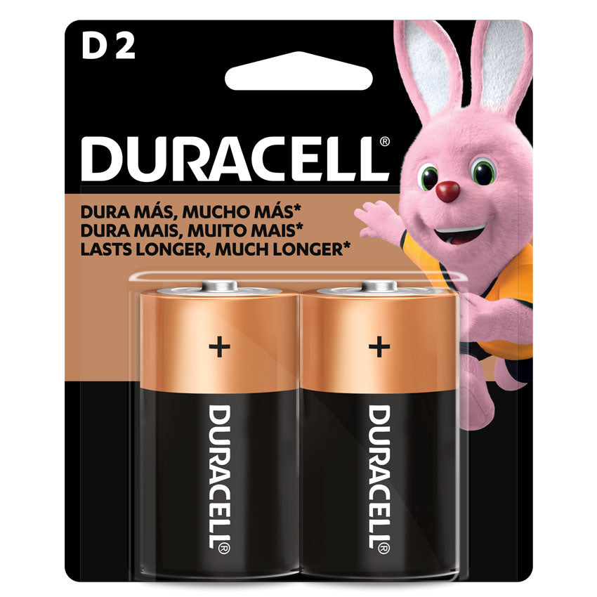 DURACELL® PILAS D BLISTER X 2 UNIDADES