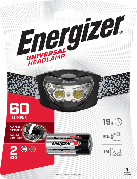 ENERGIZER® LINTERNA LED MANOS LIBRES 60 LUMEN