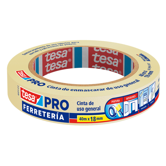 Tesa® Cinta de Enmascarar 18mm. x 40mts.