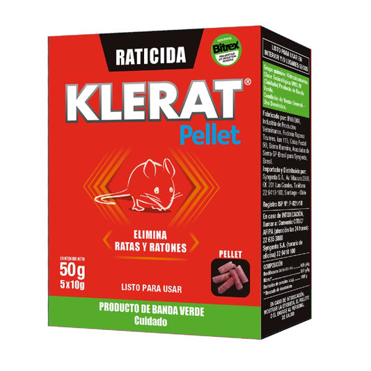 Klerat® Raticida Pellets 50 gr.