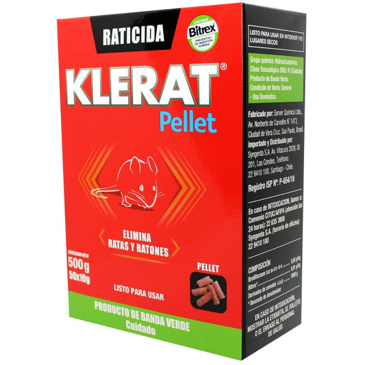 Klerat® Raticida Pellet 500 gr.