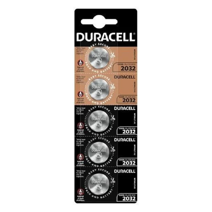 DURACELL® PILAS CB2032 TIRA 5 UNIDADES