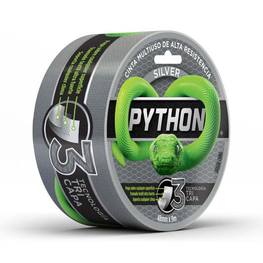 Python® Cinta Multiuso Gris 48MM. X 9MTS