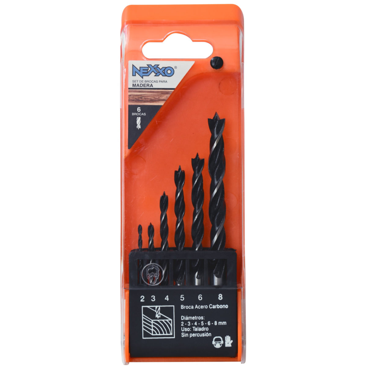 NEXXO® Set Brocas Madera (2,3,4,5,6,8)