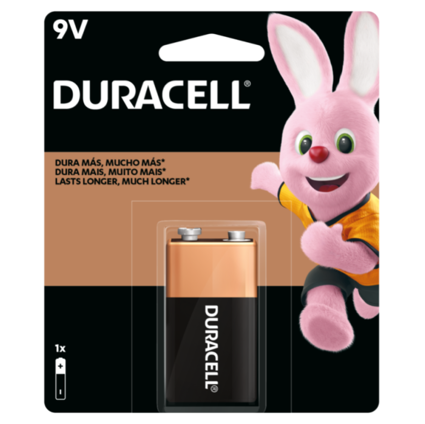 DURACELL® BATERIA 9V BLISTER 1 UNIDAD