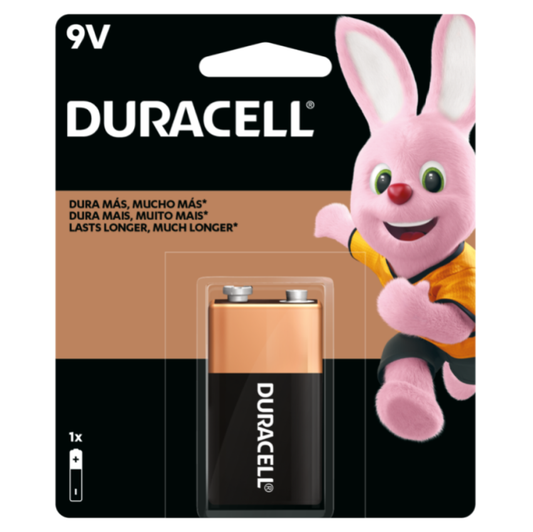 DURACELL® BATERIA 9V BLISTER 1 UNIDAD
