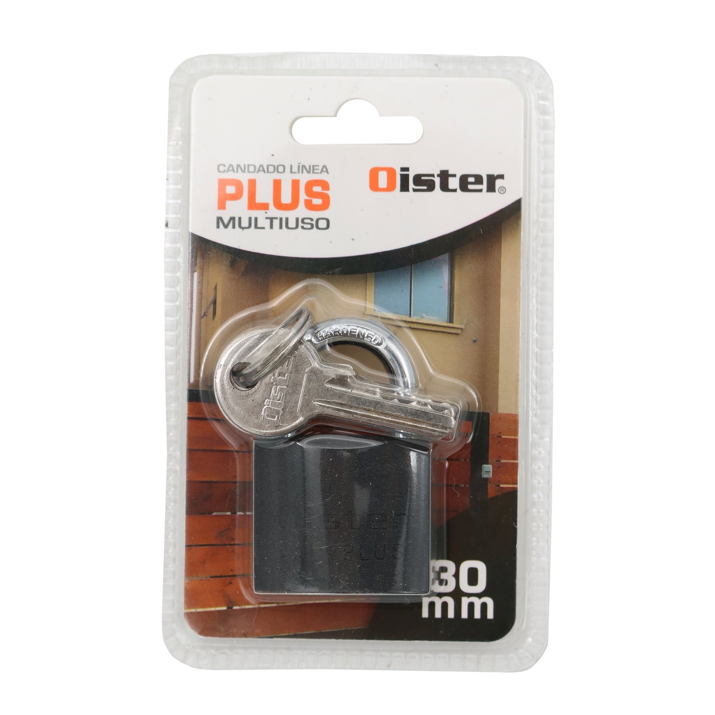 OISTER® Candado Negro Plus 30mm.
