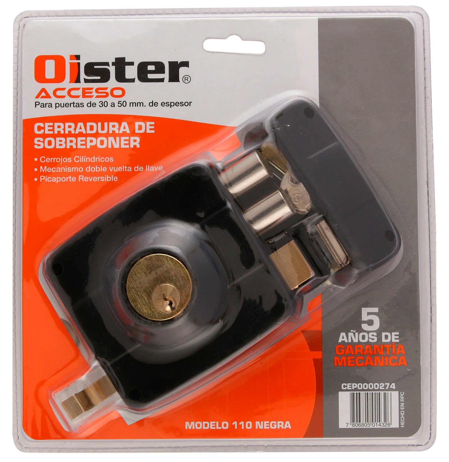 OISTER® Cerradura Sobreponer 110 Ne